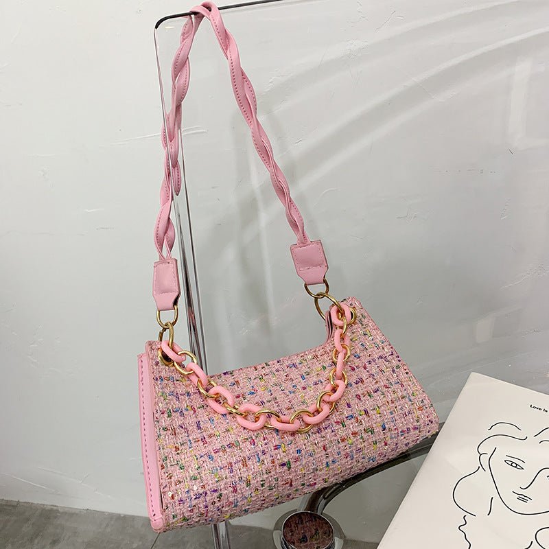 Woven Underarm Bag - LaVoggue