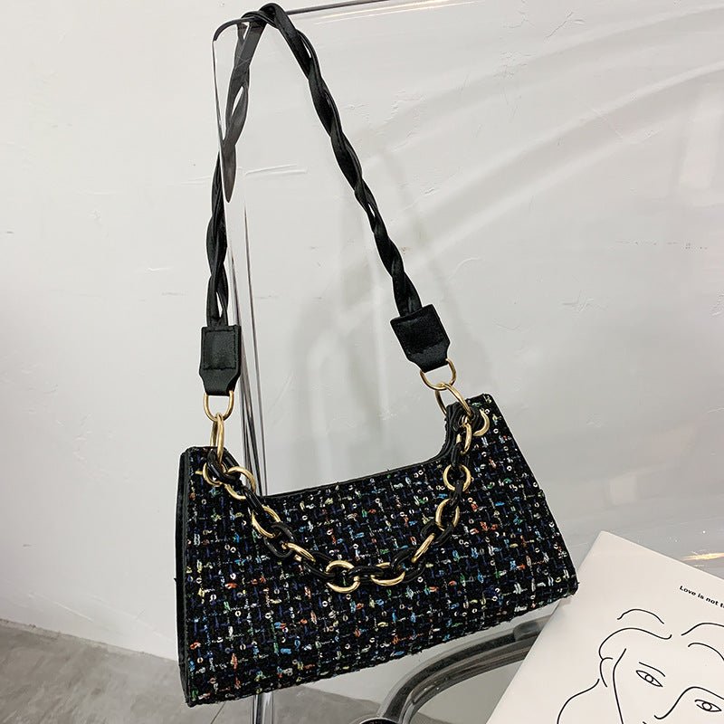 Woven Underarm Bag - LaVoggue