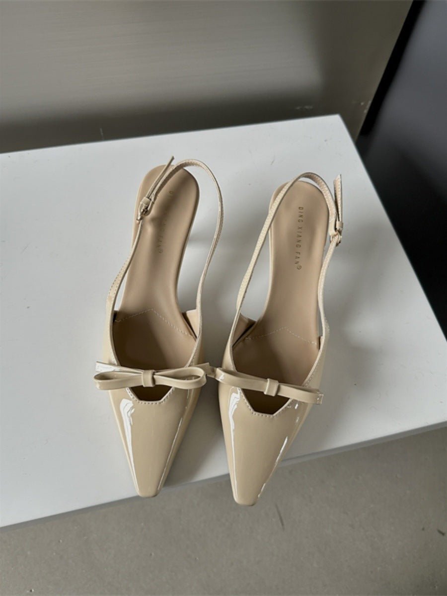 Elegant Summer Hollow Pointed High Heel Sandals - LaVoggue