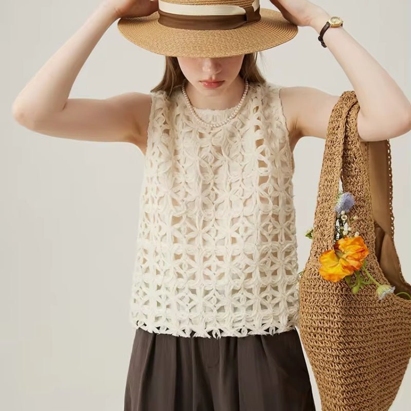 Sleeveless Tailored Vest - LaVoggue