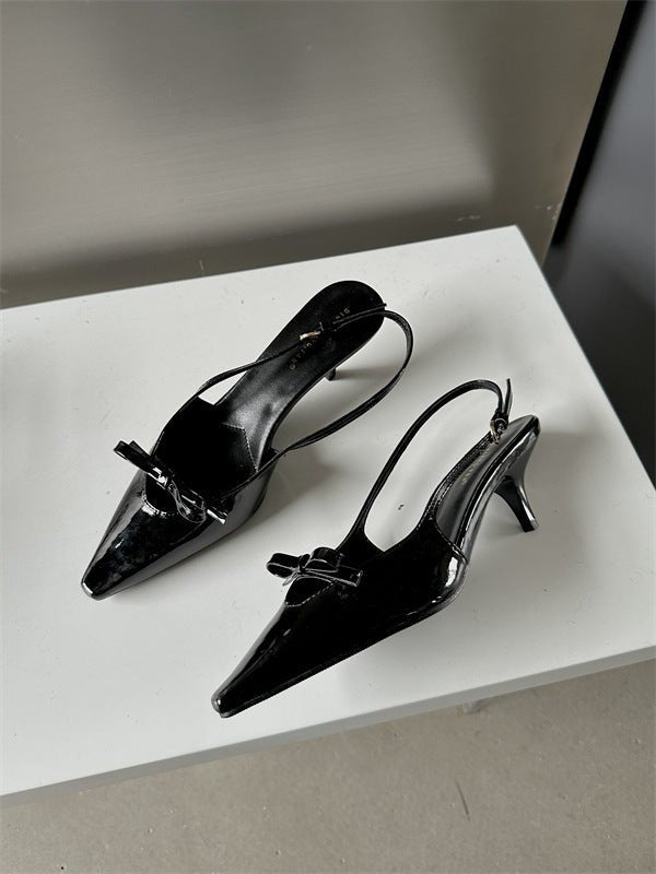Elegant Summer Hollow Pointed High Heel Sandals - LaVoggue