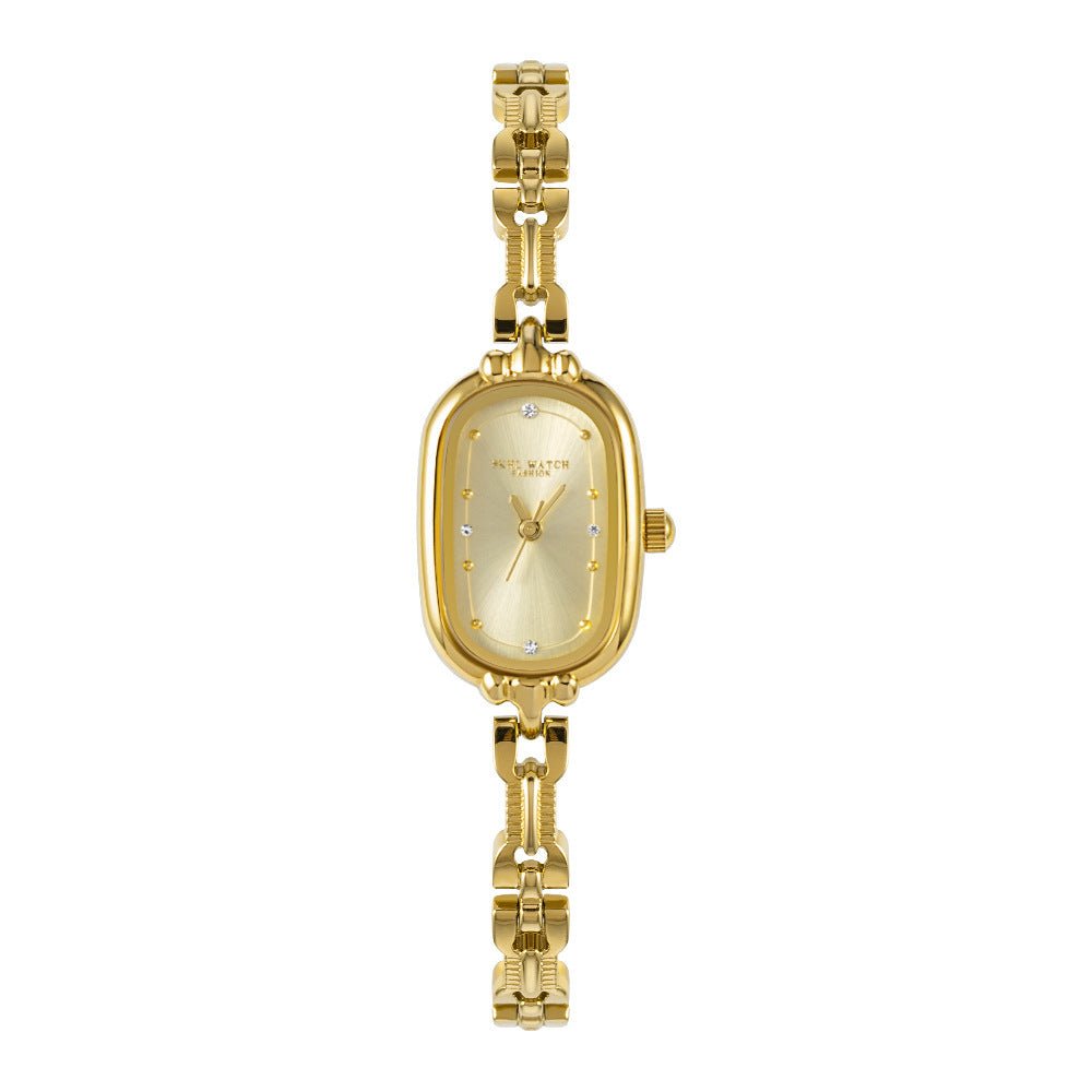 Vintage Gold Oval Watch - LaVoggue