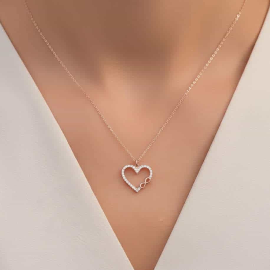 Lumière Infinity Heart Necklace 1