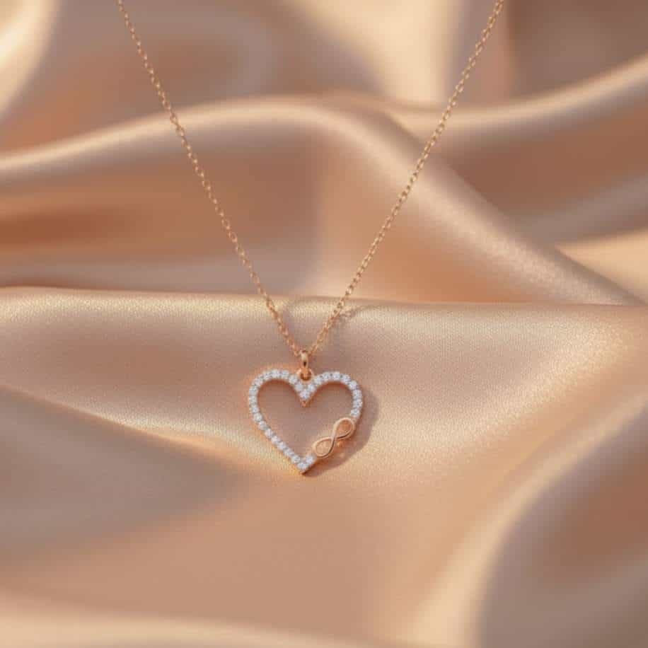 Lumière Infinity Heart Necklace 2