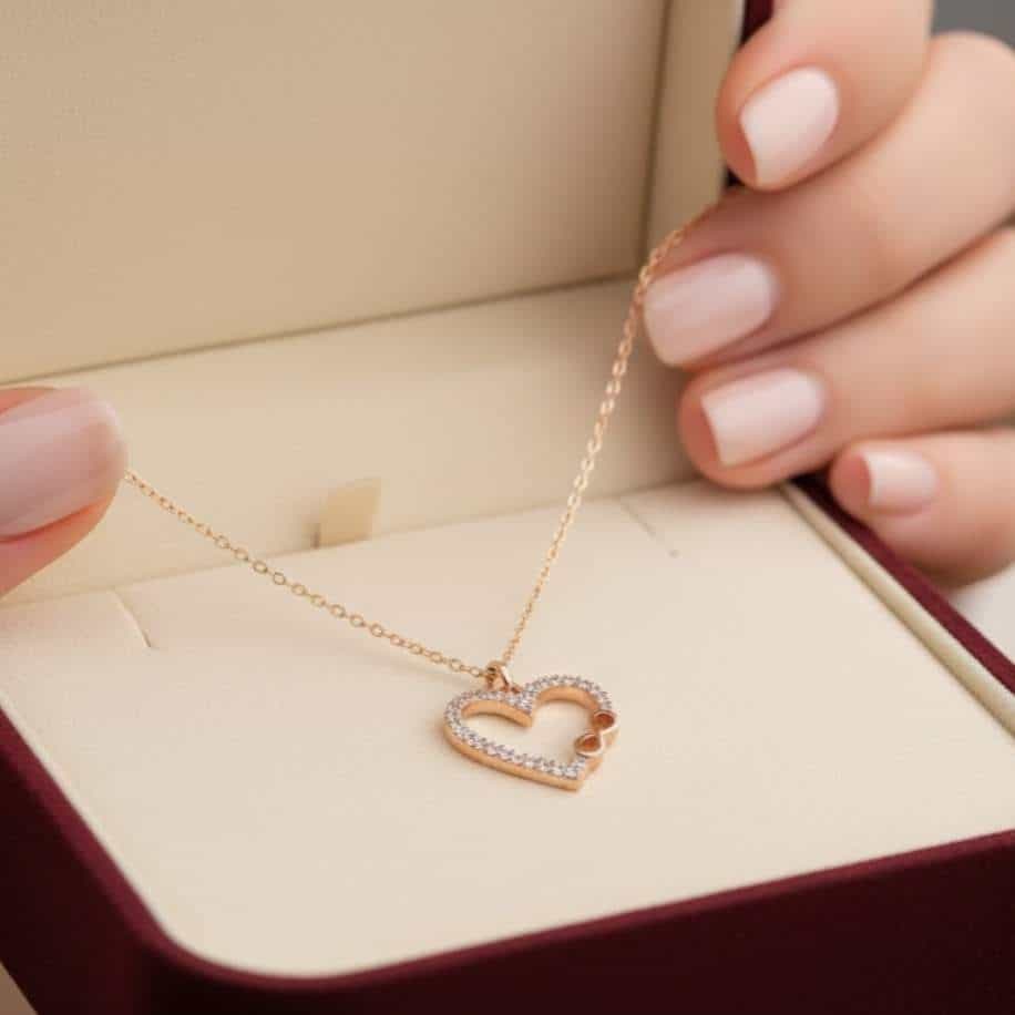 Lumière Infinity Heart Necklace 3