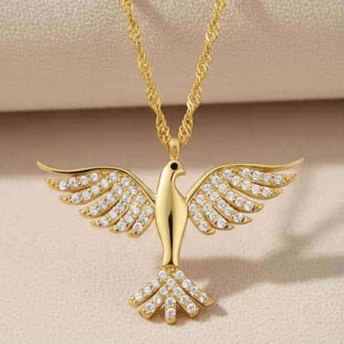 AURELIA Phoenix Bird Necklace 2