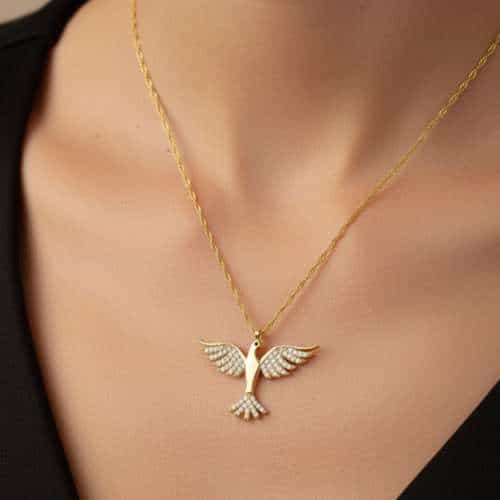 AURELIA Phoenix Bird Necklace 4