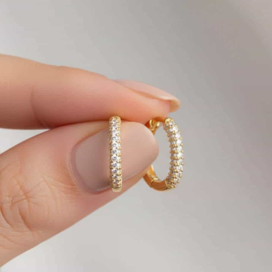 Éclat Mini Hoop Earrings 3