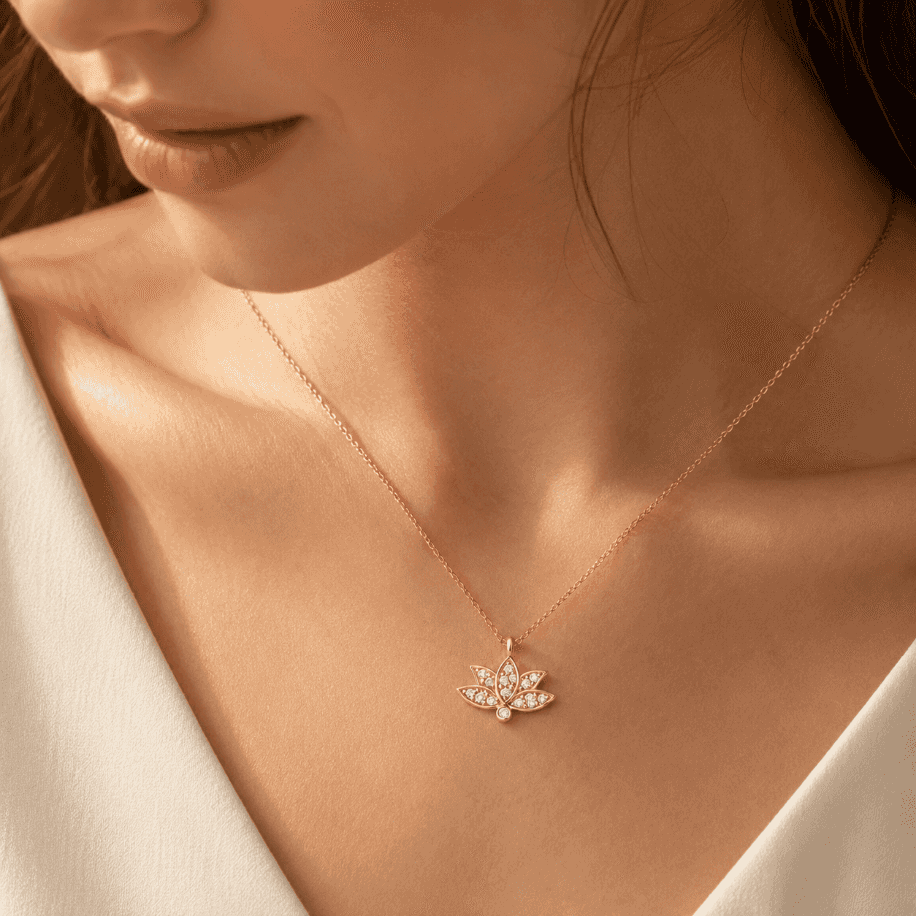 Lumière Lotus Necklace 2