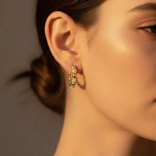 Éclat Dorika Halka Küpe 3