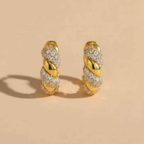 ÉLORA Chain Ring Earrings 2