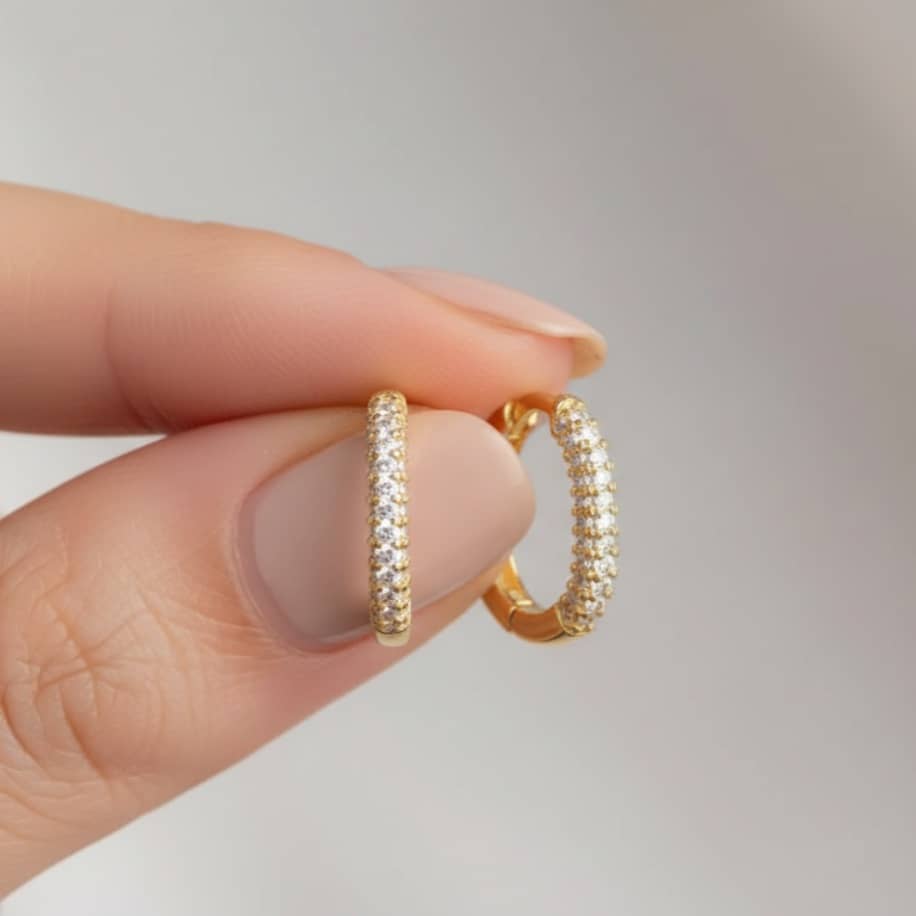 Éclat Mini Hoop Earrings 3