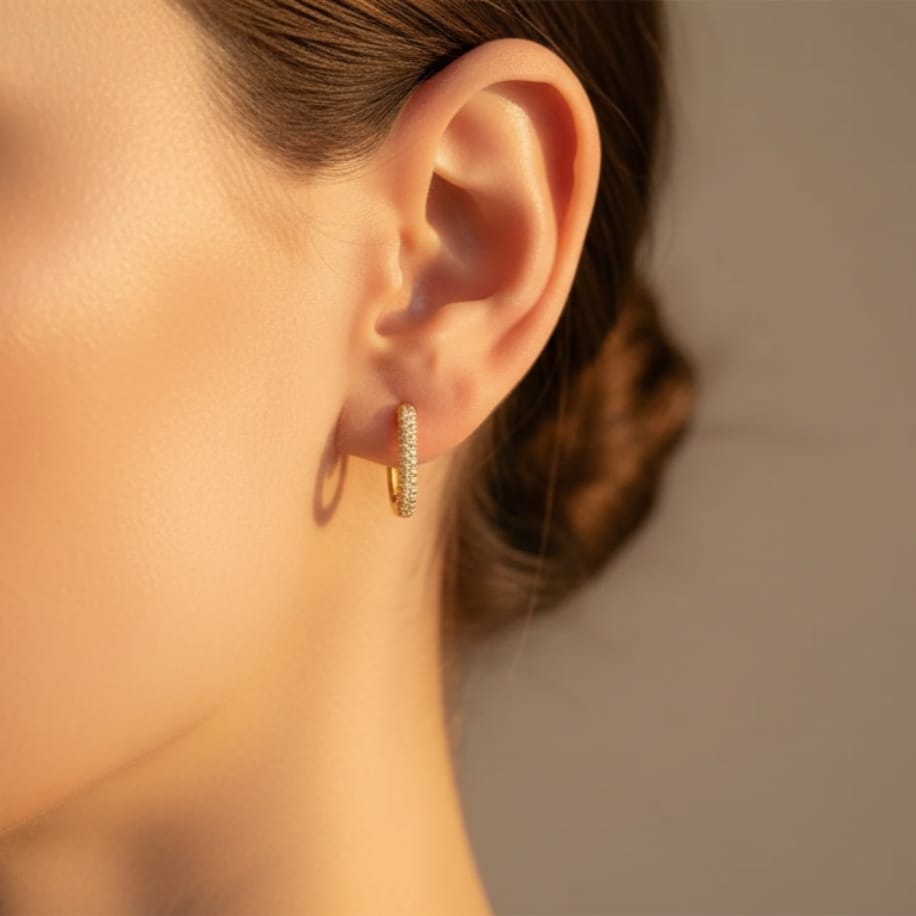 Éclat Mini Hoop Earrings