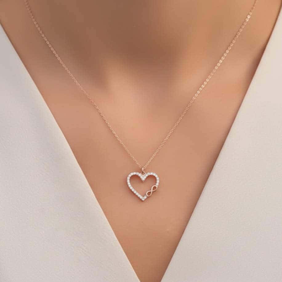 Lumière Infinity Heart Necklace