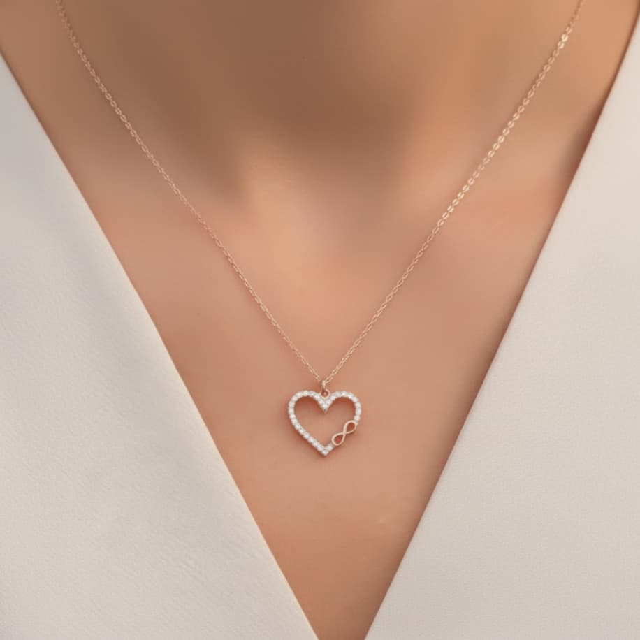 Lumière Infinity Heart Kolye