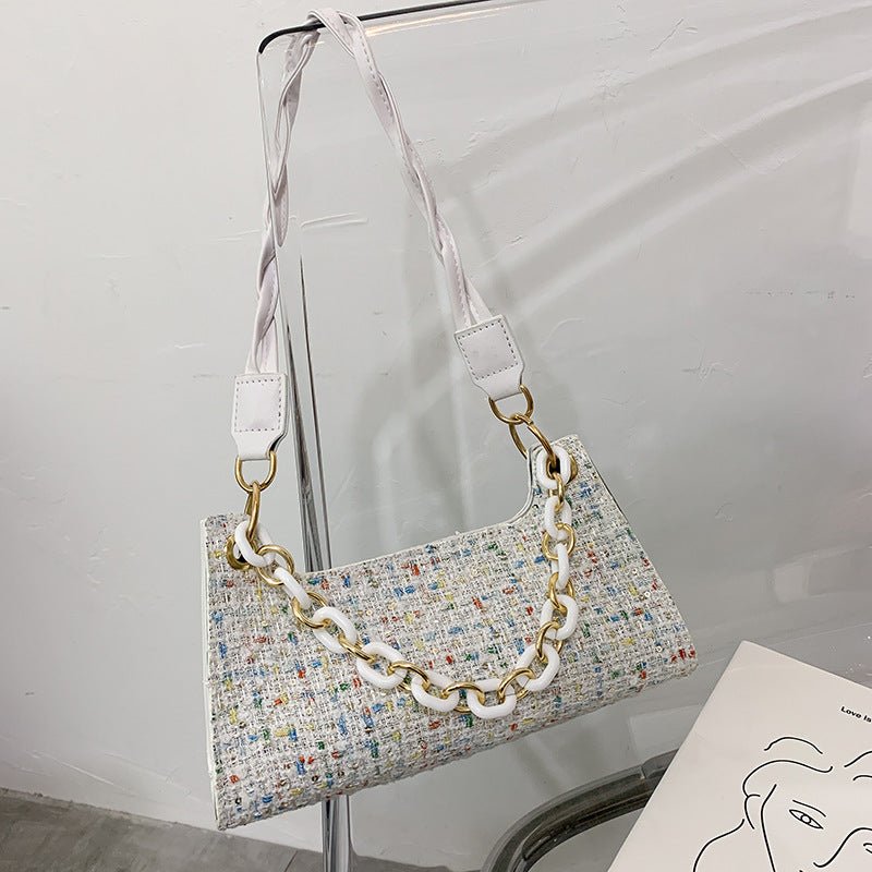Woven Underarm Bag - LaVoggue