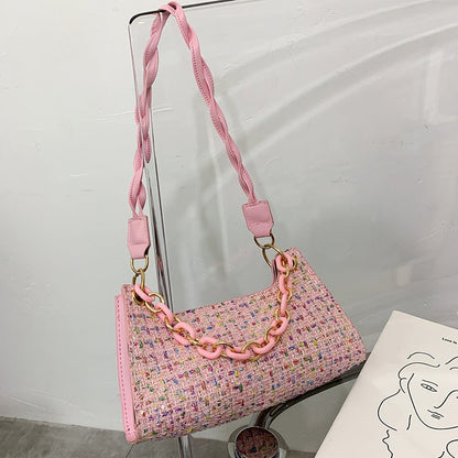 Woven Underarm Bag - LaVoggue
