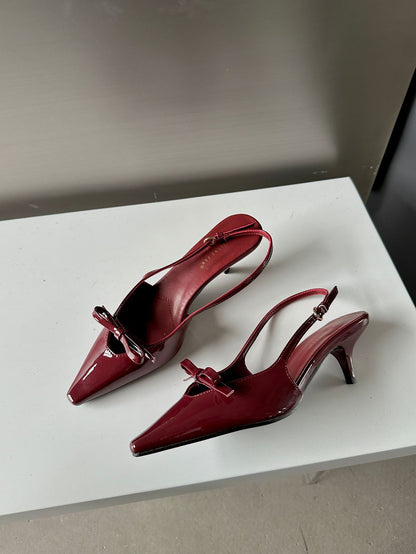 Elegant Summer Hollow Pointed High Heel Sandals - LaVoggue