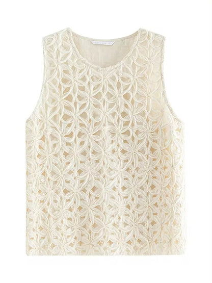 Sleeveless Tailored Vest - LaVoggue