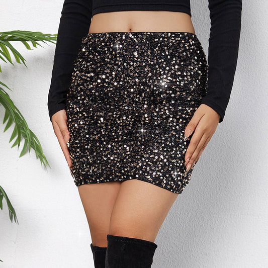 Liora High-Waist Wrap Skirt - LaVoggue