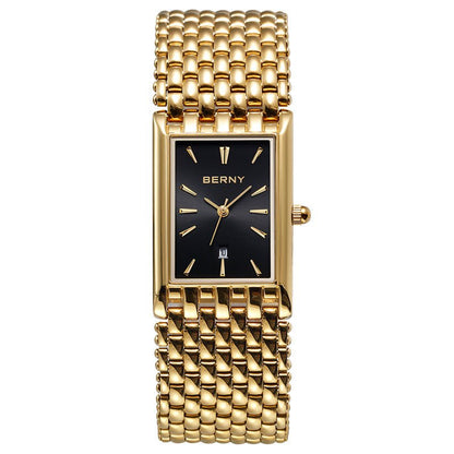 Ultra-Thin Gold Quartz Watch - LaVoggue