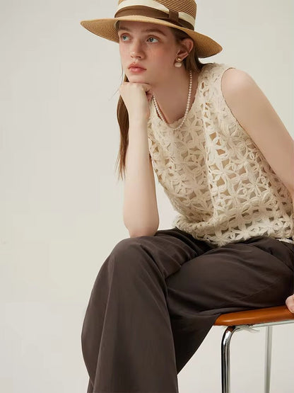 Sleeveless Tailored Vest - LaVoggue